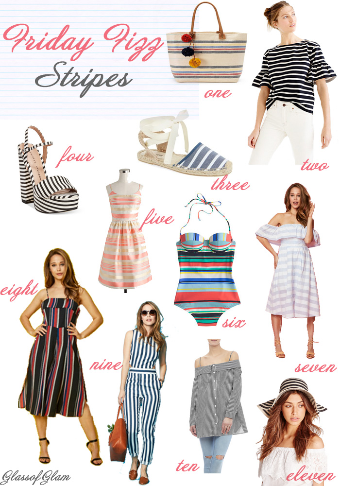 Friday Fizz: All the Stripes | Glass of Glam
