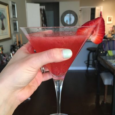 Strawberry Gin Martini – Le Petite Fraise