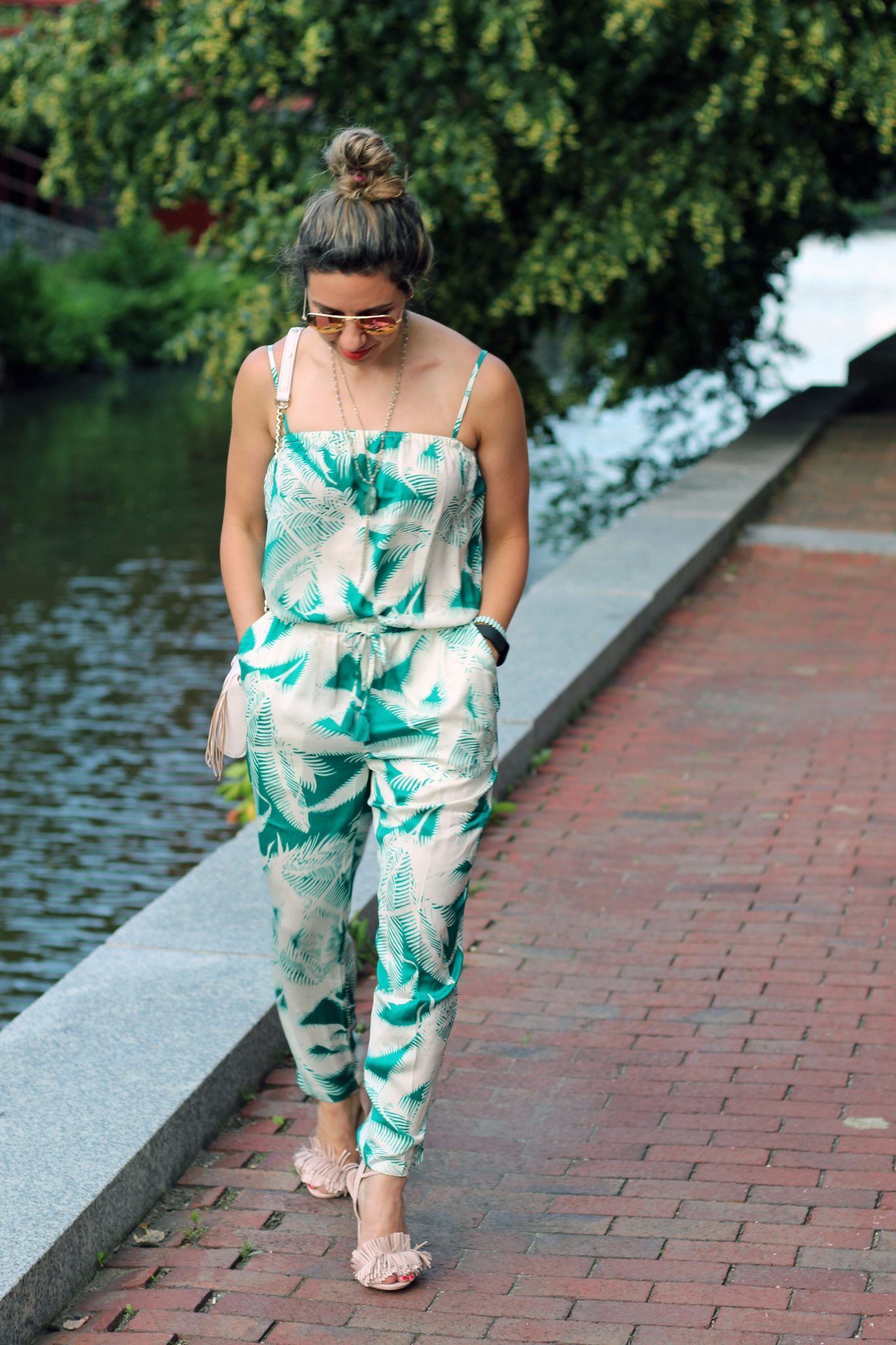 Palm Jumpsuit | Glass of Glam