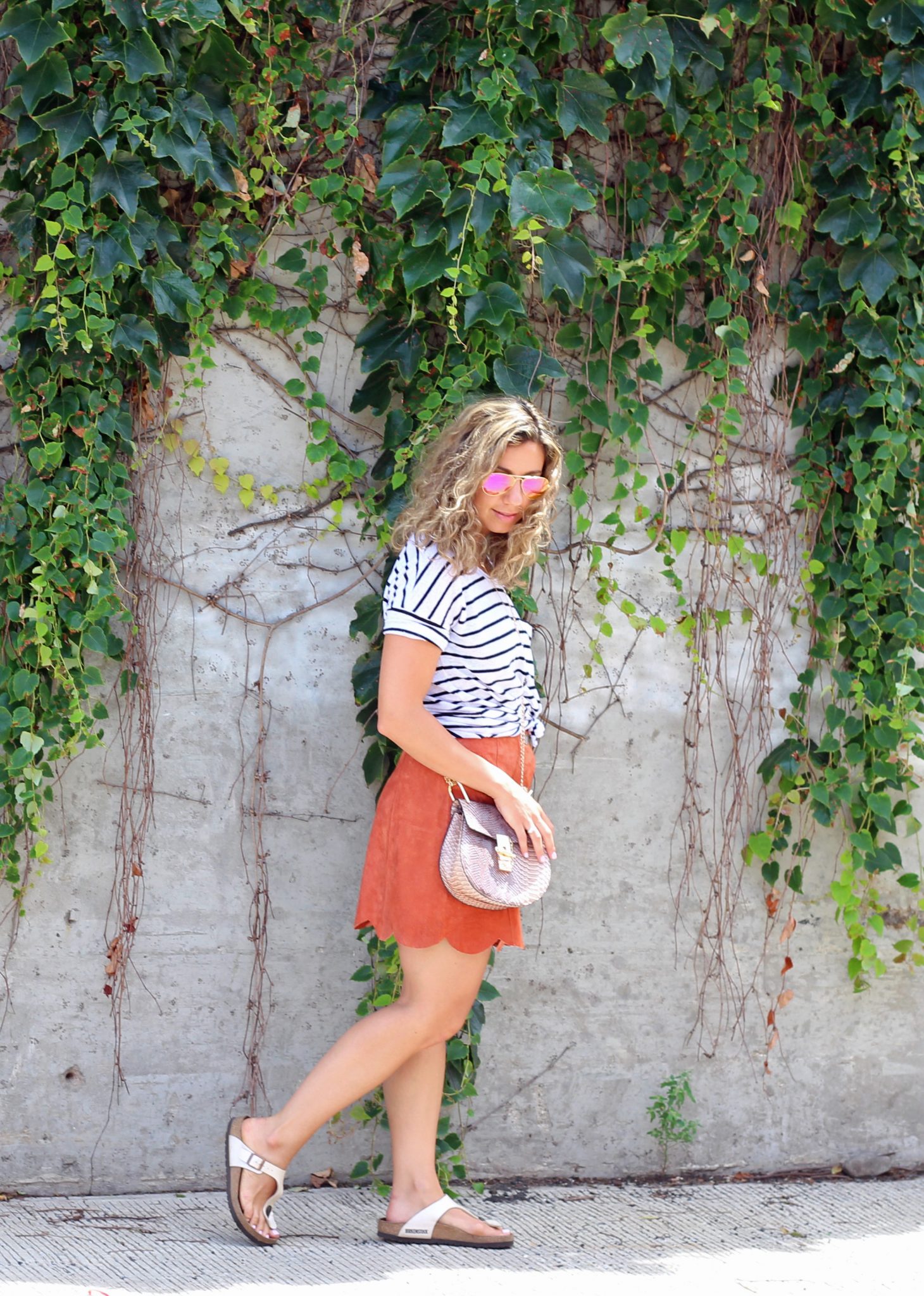 Suede Skirt | Glass of Glam