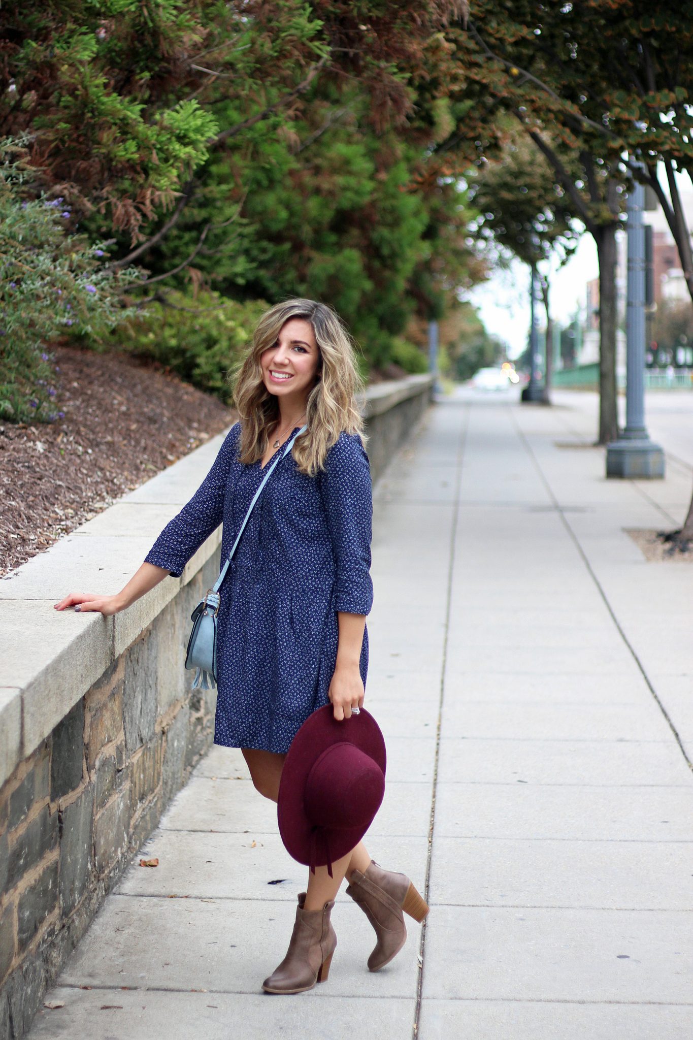 Blue Old Navy Shift Dress for Fall