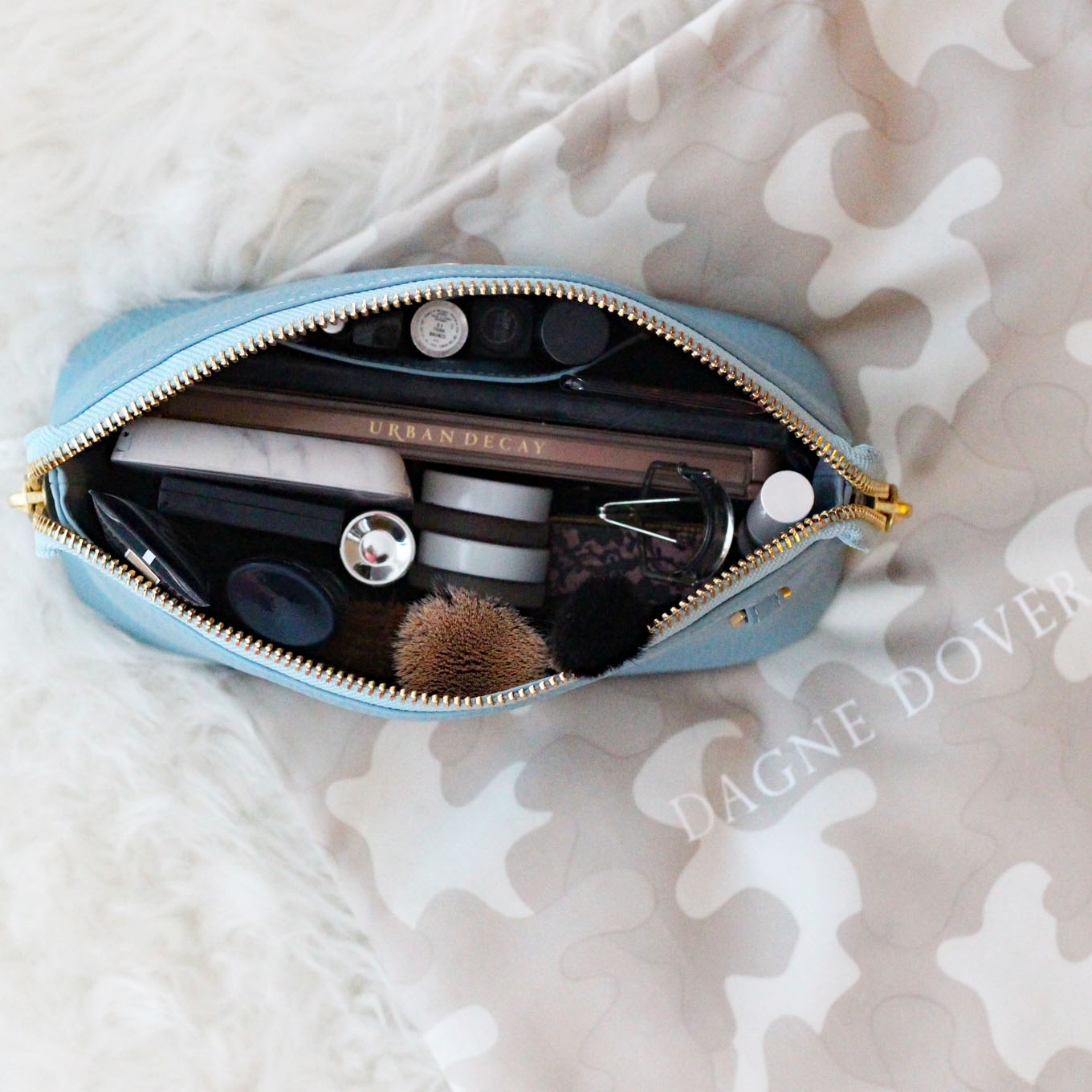 Lifestyle Blogger Roxanne of Glass of Glam's Review of the Dagne Dover Lola Pouch