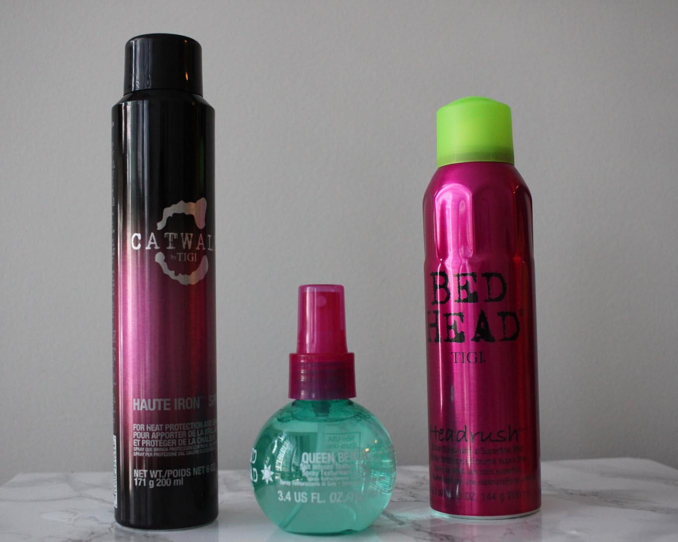 Lifestyle blogger Roxanne of Glass of Glam's review of Bed Head by TIGI hair products