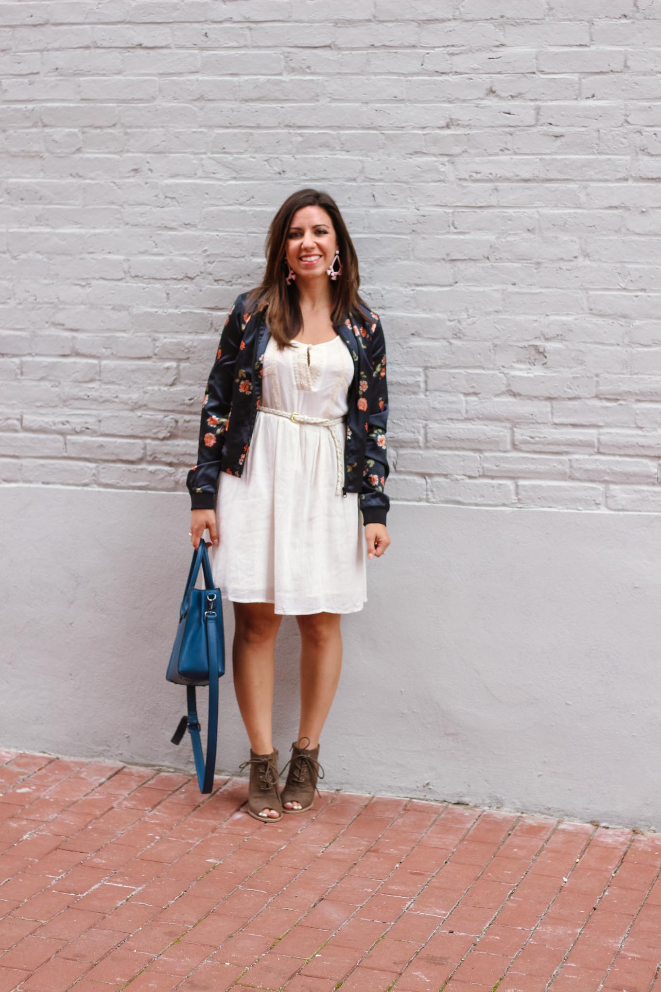Styling A White Dress for Fall on Glass of Glam