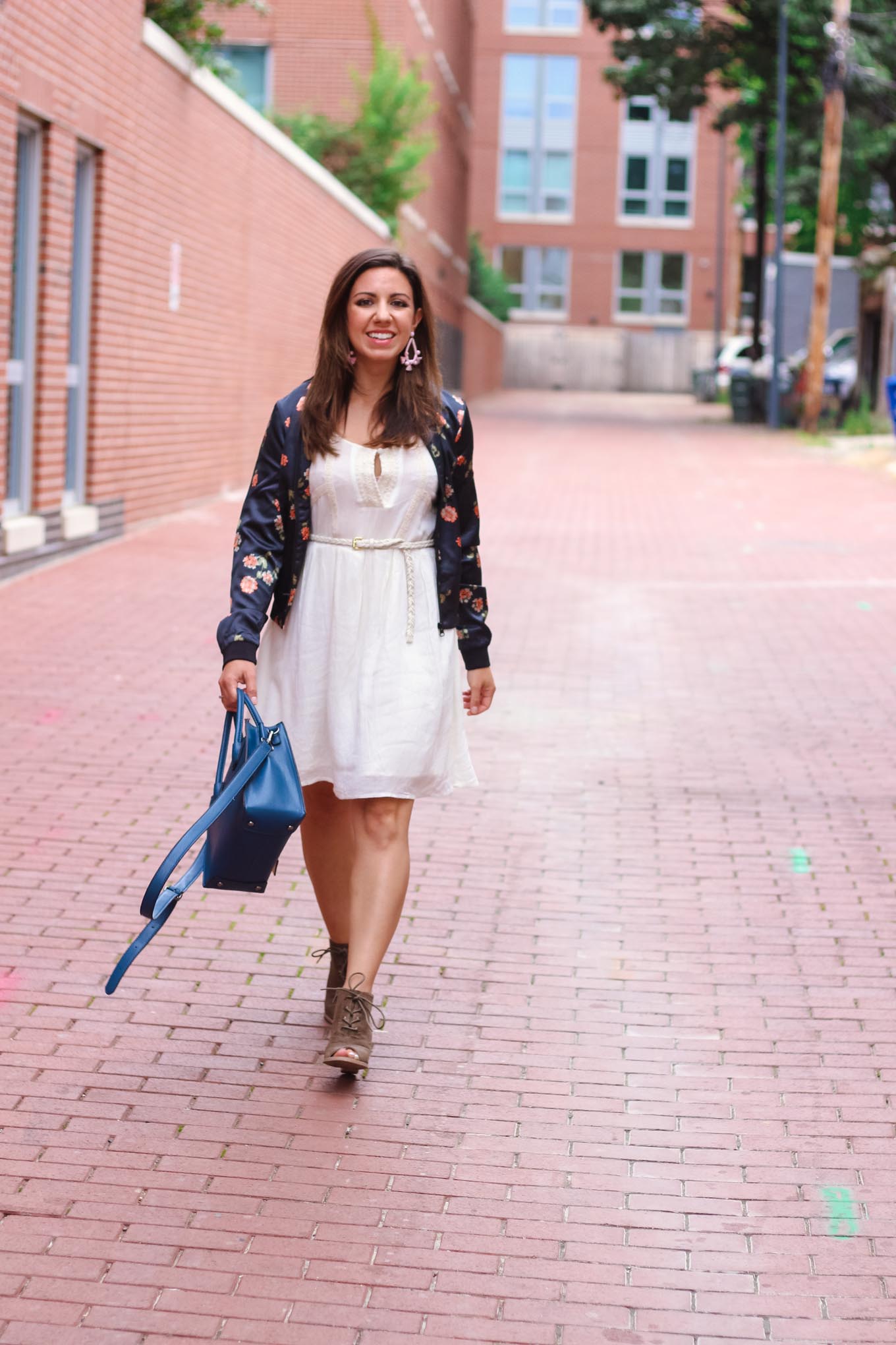 Styling A White Dress for Fall on Glass of Glam