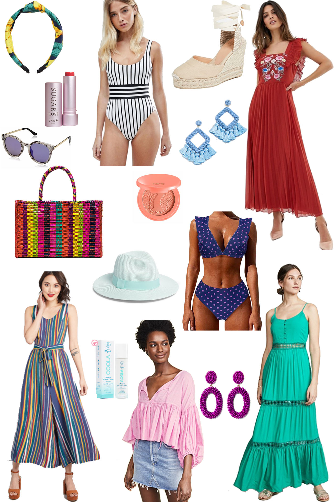 Spring Break Essentials featured by top US fashion blog, Glass of Glam