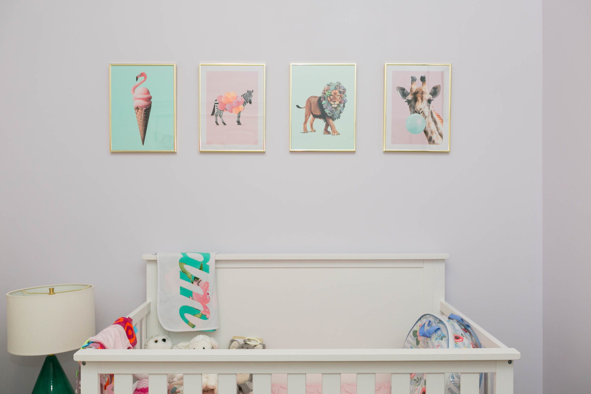 Baby girl Nursery reveal featured by top US life and style blog, Glass of Glam