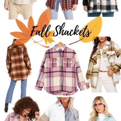 Cute fall shackets featured by top Chicago fashion blogger, Glass of Glam